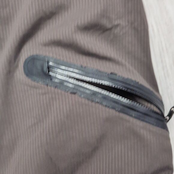 Lululemon Jogger Pants Men's 33-36 Stretch Drawstring Front Zip Pocket Unhemmed - Picture 6 of 6